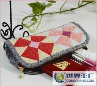 时尚新选择 花形绒布零钱包引领箱包市场潮流